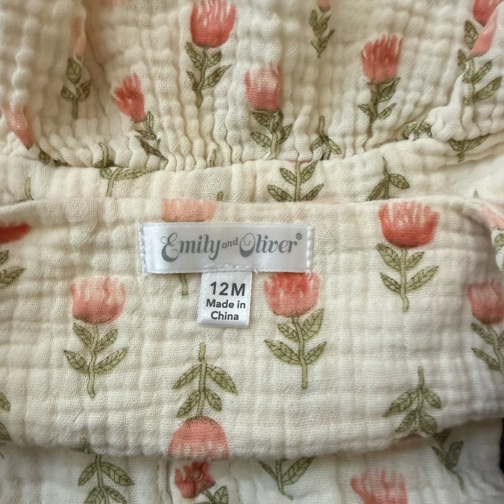 Adorable Floral Baby Set with Ruffles - Picture 7 of 7